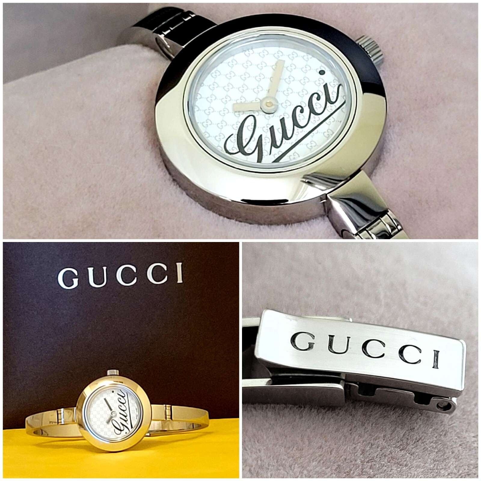 Gucci 105 Ladies💃Authentic,Near Mint,Hardly Worn,Absolutely Beautiful,Box,Tag.