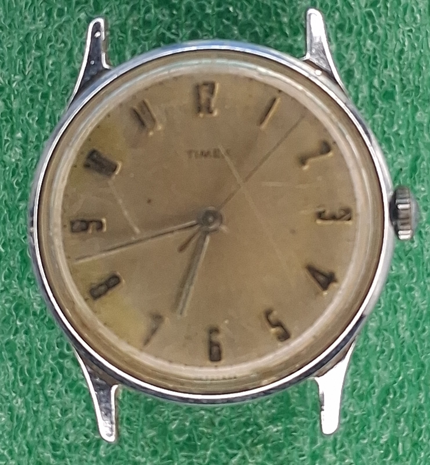 Lot W183 Mens 1968 Timex Mercury Manual Wind Up Movement Vintage Watch Parts