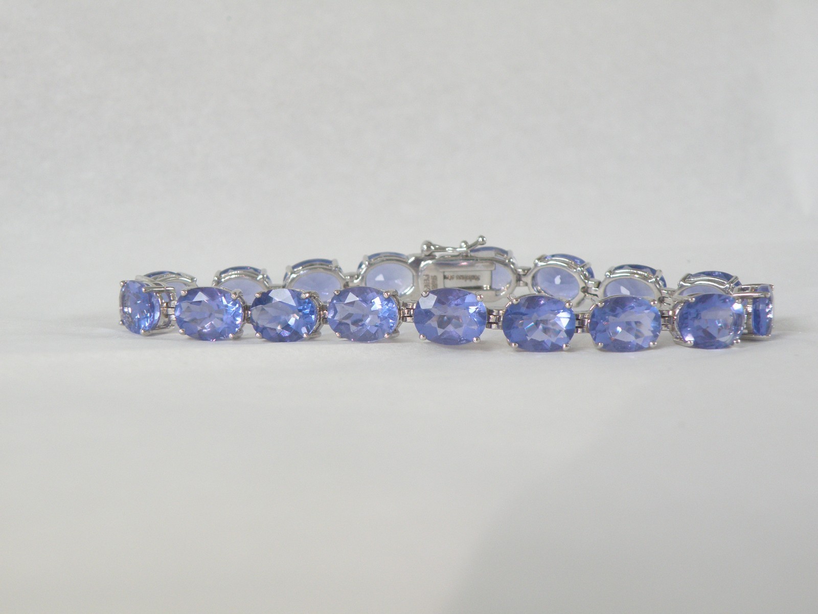 Sterling Silver 925 Treated Color Change Fluorite Tennis Bracelet Fits 7.5