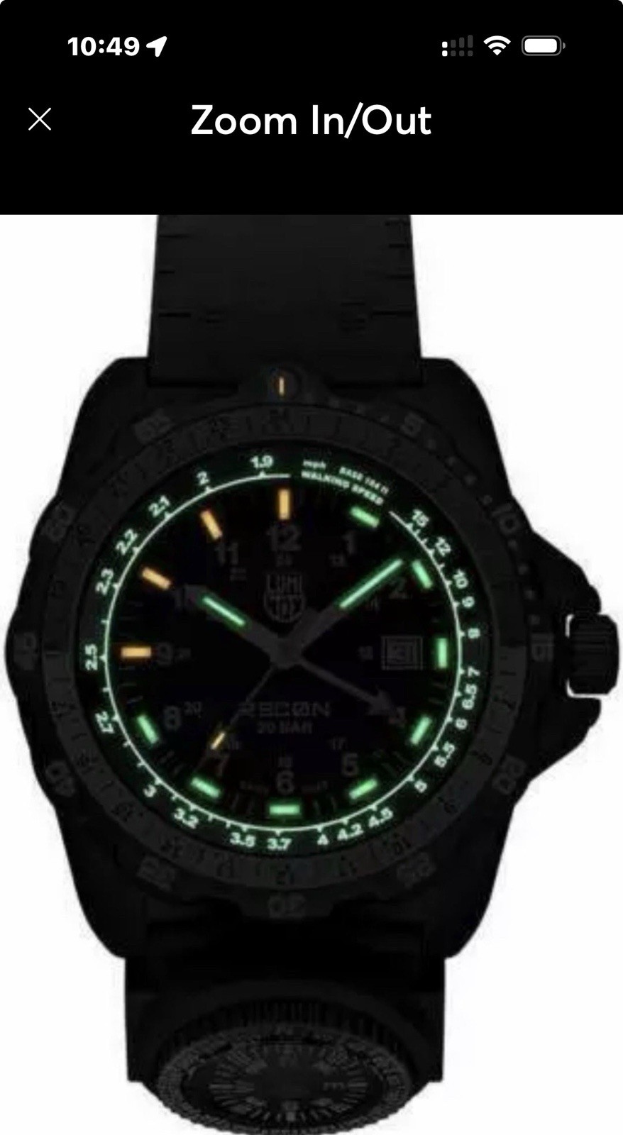 LUMINOX NEW RECON NAV SPECIALIST TACTICAL/DIVE KM 45MM GMT COMPASS NIGHT VISION!