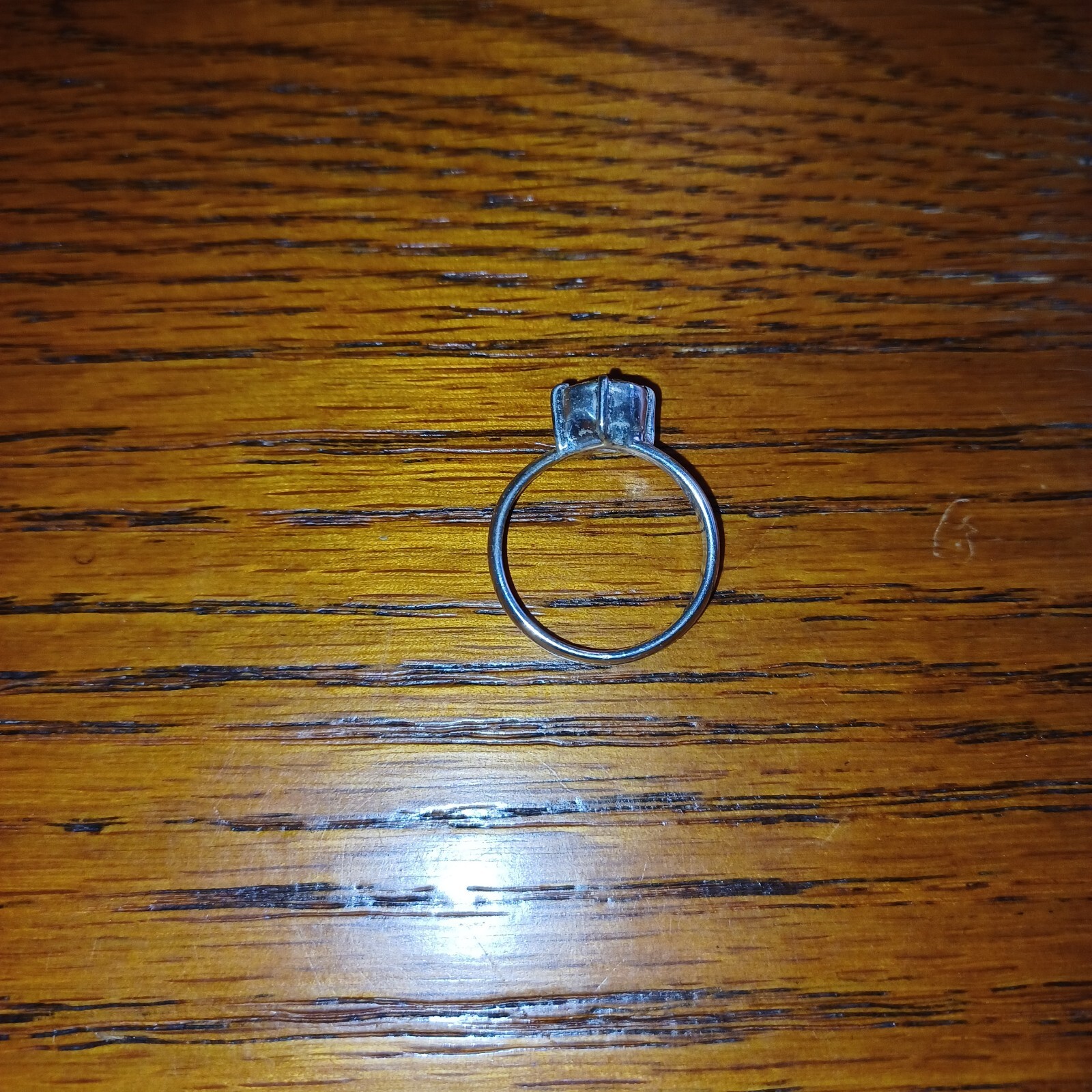 HillaboldJewelry Hand Crafted YAG Yttrium Aluminum Ring Sterling Silver Size6.75