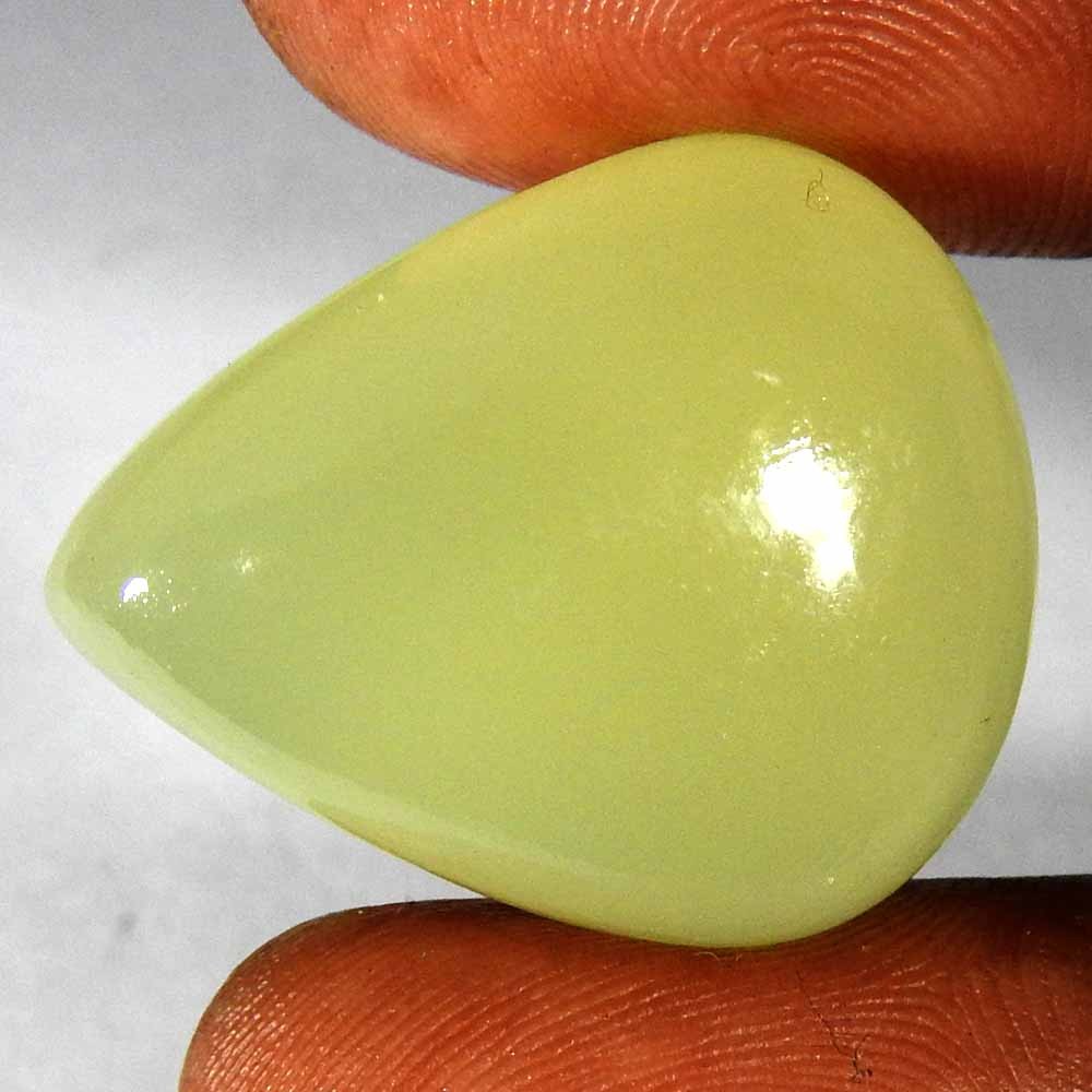 40.15 Ct Natural Agate Yellow Pear Cabochon Good Quality Loose Gemstone