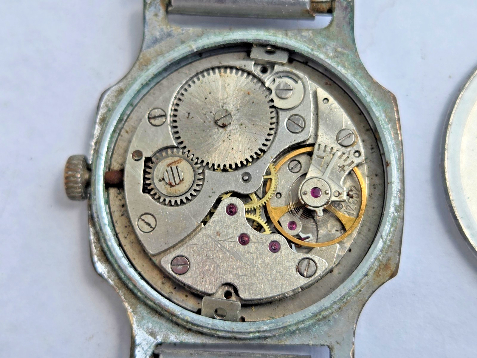 Russian Wristwatch Watch Pobeda , Victory . Made in USSR . Not working for parts