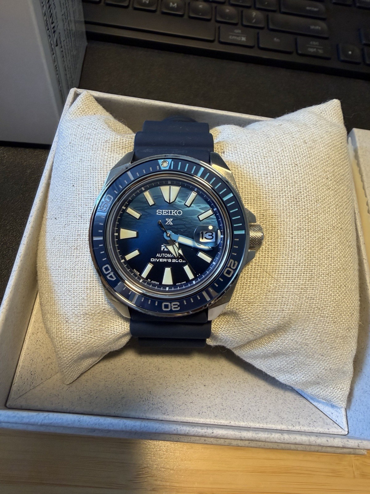 Seiko Men’s Prospex Blue Watch SRPJ93, PADI Dive Watch