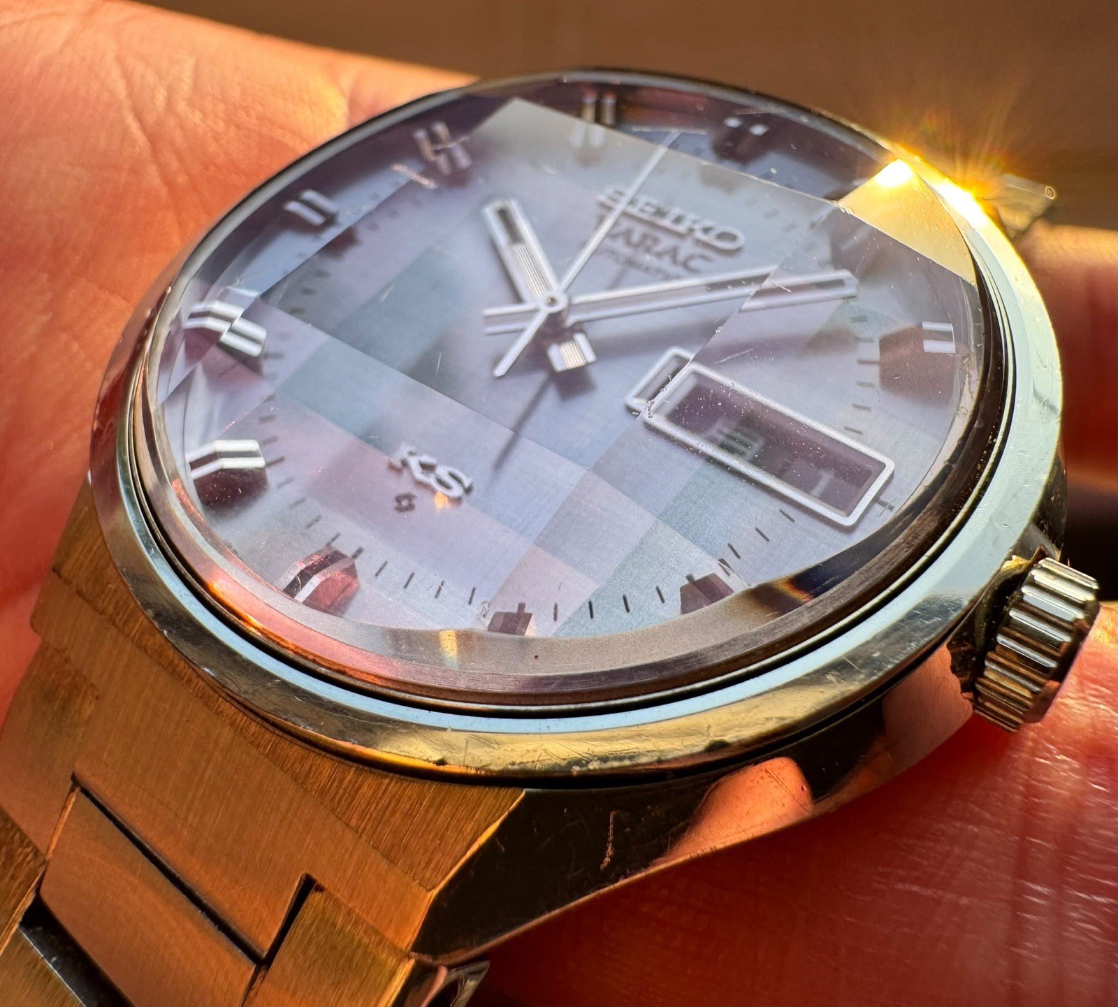 Rare Vintage 1973 King Seiko Vanac 5626-7210