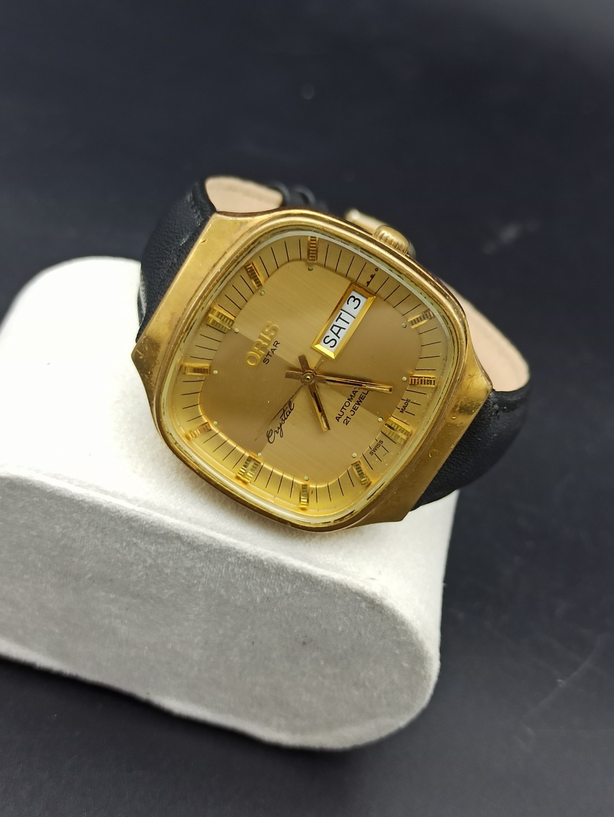 Iconic ORIS STAR Crystal 21 Jewels Automatic ETA-2879 Swiss High GP Men Watch