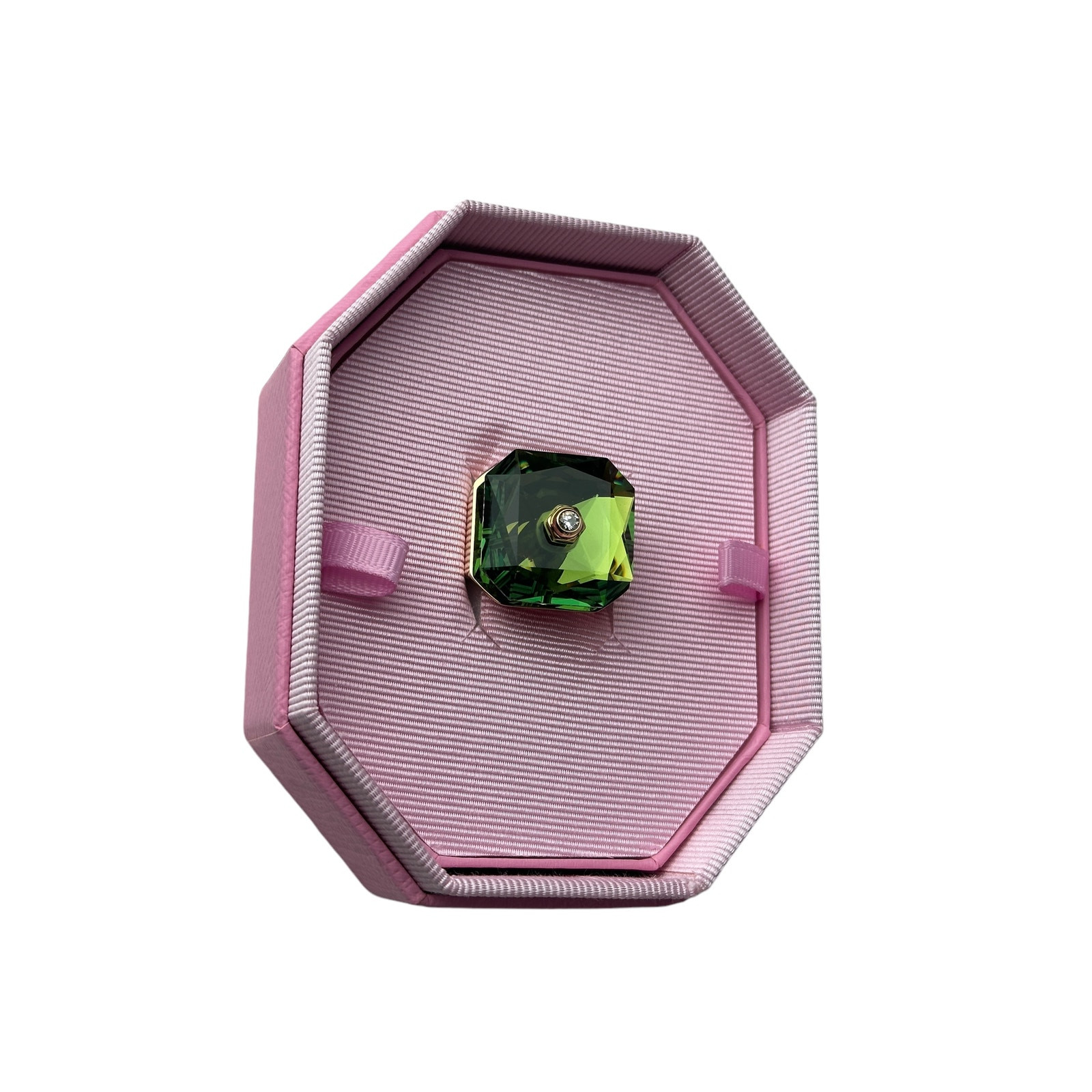 Swarovski Numina cocktail ring Octagon cut, Green Size 11 / EUR 64