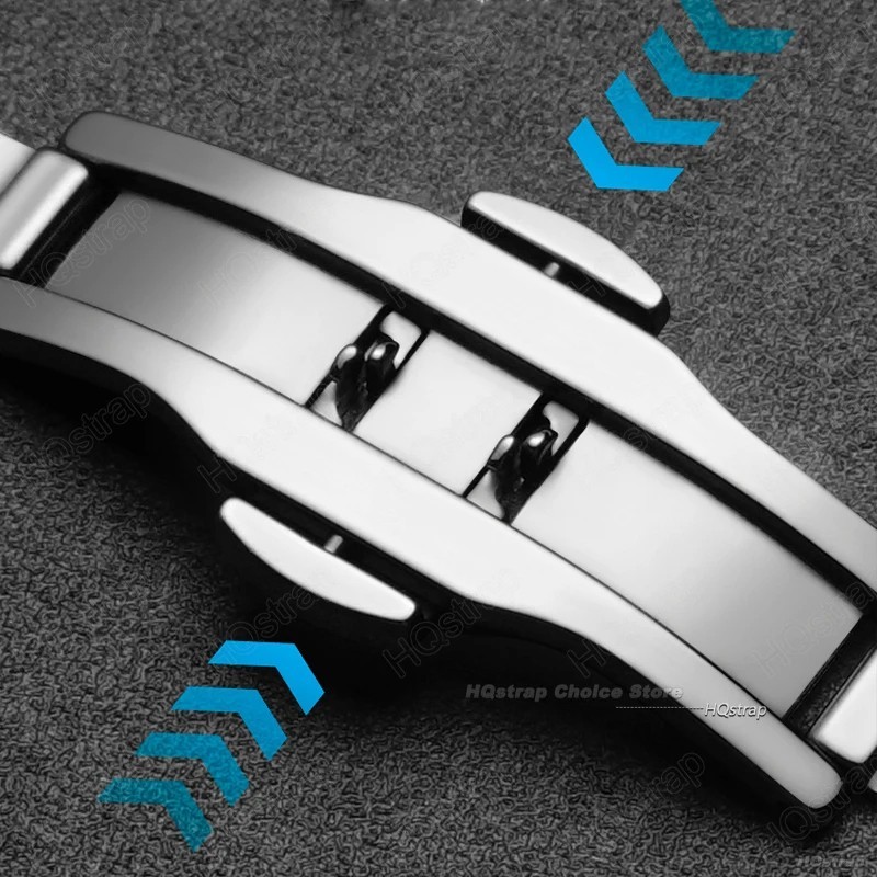 Butterfly Clasp for Watch Band Stainless Steel Folding Deployment Buckle