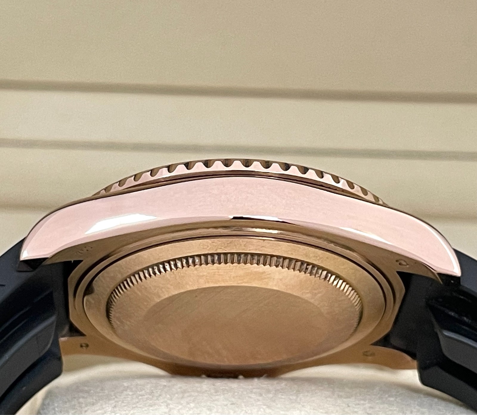 Rolex Yacht-Master 268655 Rose Gold On Oysterflex 2015 Full Set 37mm
