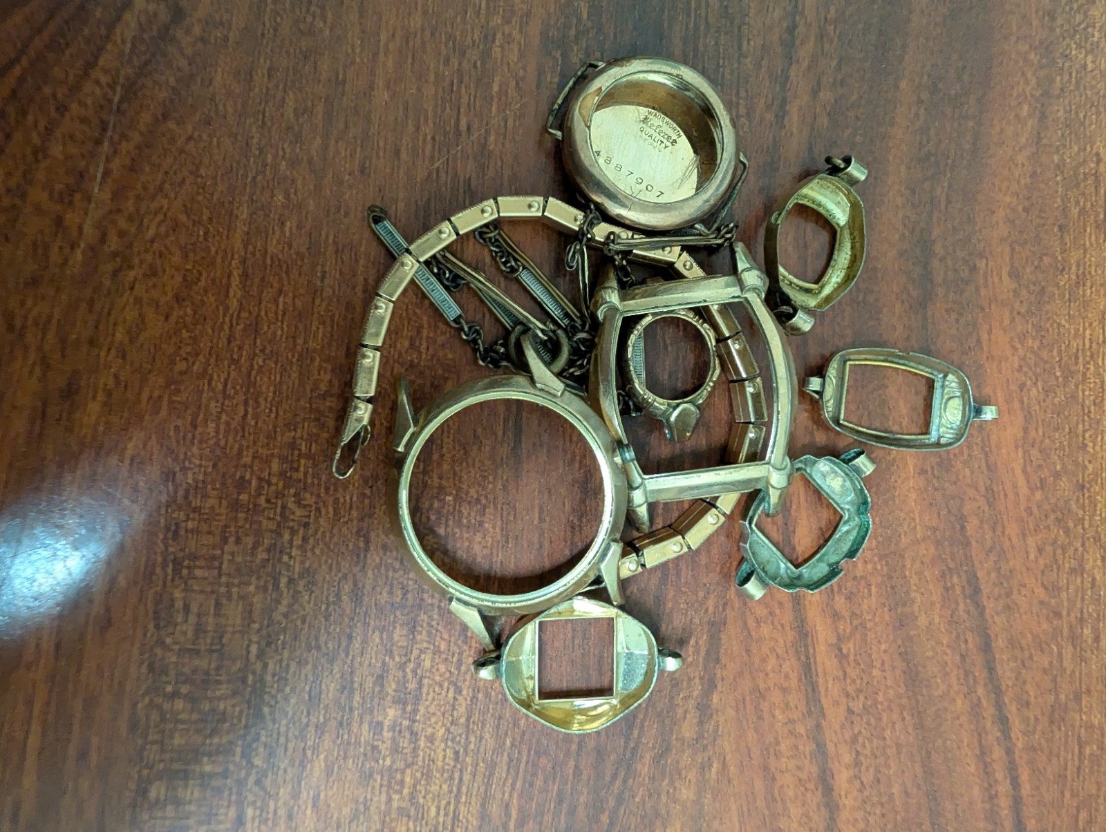 35 Grams Gold Filled Watch Cases Scrap