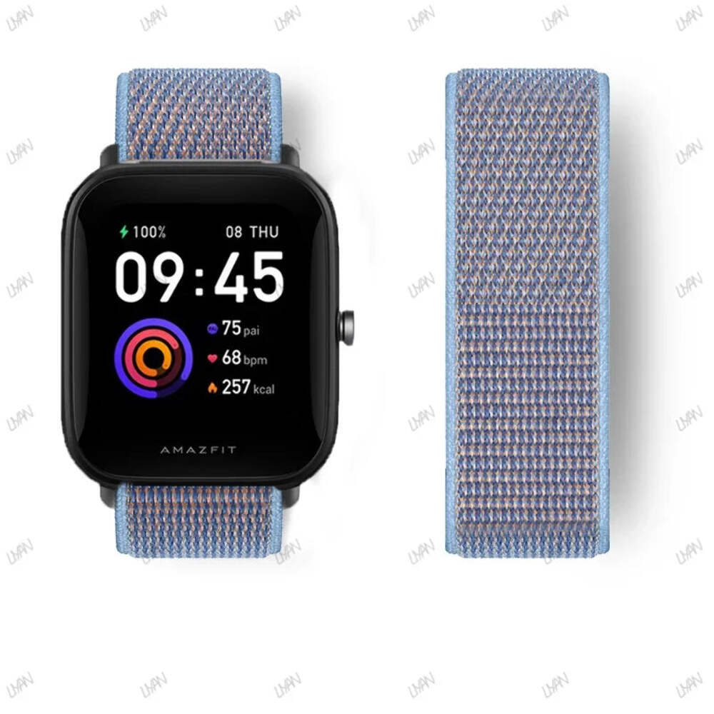 20mm/22mm watch band For Amazfit GTR/GTS 4-3-2-2e/GTR 42mm-47mm/bip-U-S-lite Nyl