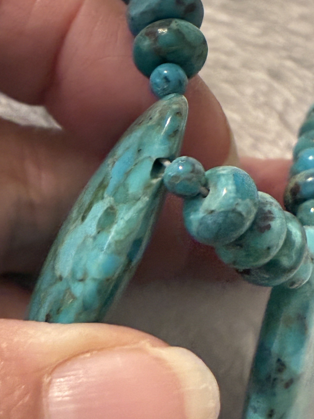 Jay King Mine Finds Sterling Silver Turquoise Beaded Statement Necklace 925