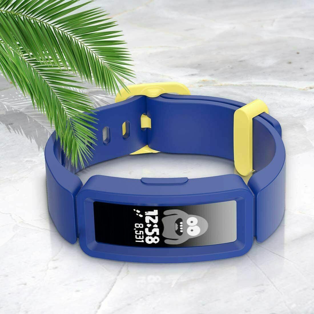 Sports Silicone Watch Band Strap with Case/Cover For Fitbit inspire 2 / ace 3
