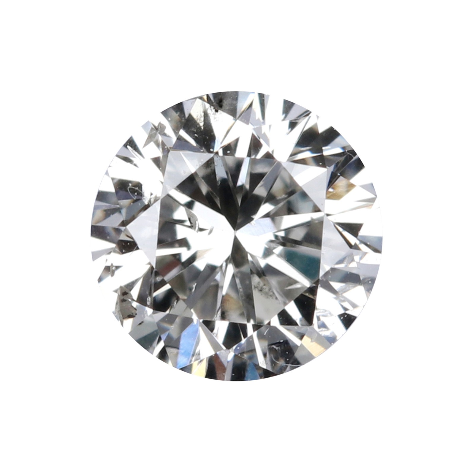 0.36 Ct. Natural Round Cut White F Color Diamond, VS1 Clarity EGL Certified