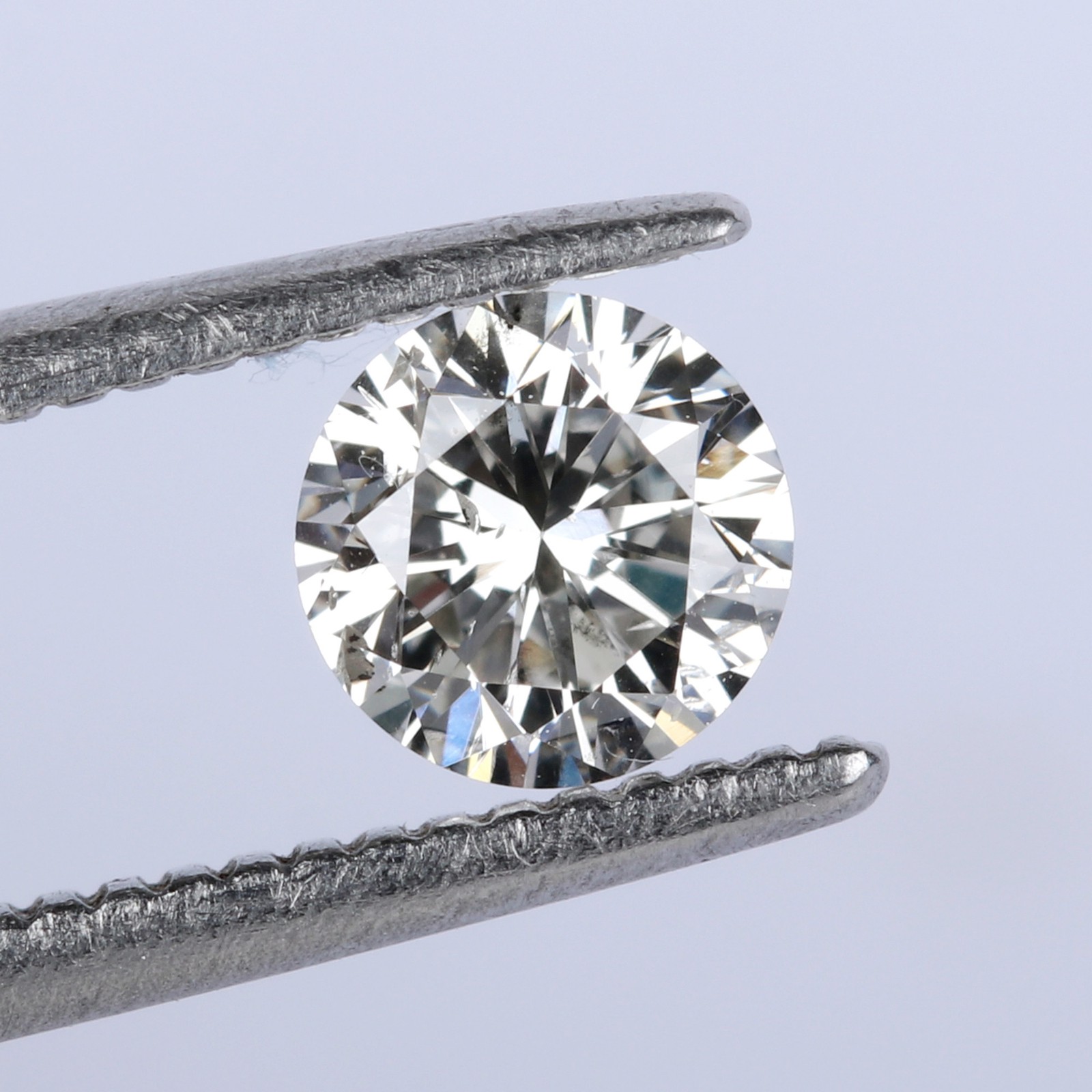 0.36 Ct. Natural Round Cut White F Color Diamond, VS1 Clarity EGL Certified