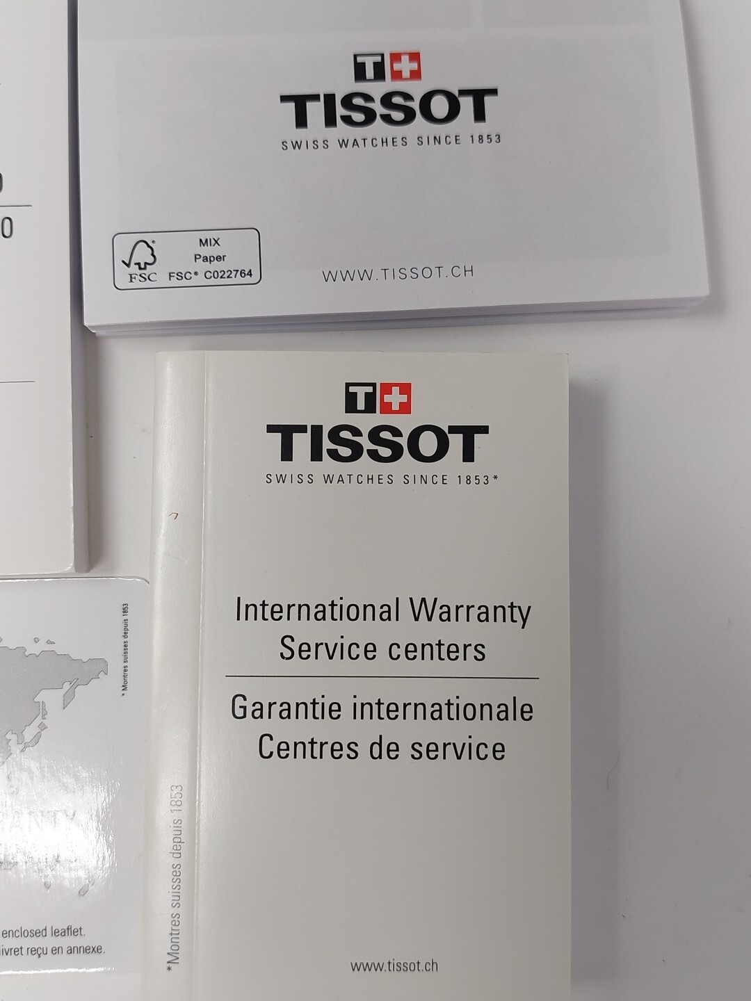 Original TISSOT CHRONOGRAPHS G10 User Manual, Warranty Booklets Swiss Watches