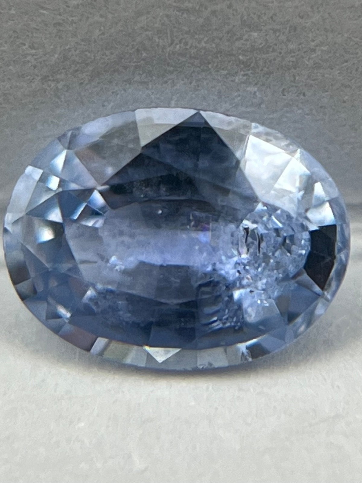 BLS-55 — 0.59 Carat Natural Blue Sapphire | Oval Cut | 5.81 x 4.33 mm