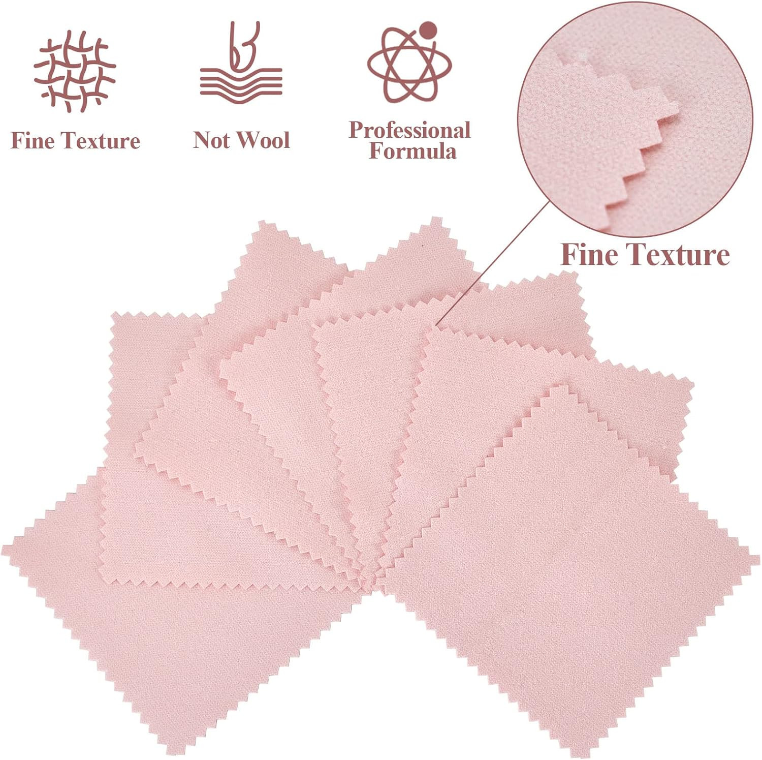 60PCS Jewelry Cleaning Cloth, Professional Polishing Cloth Individually Wrapped,