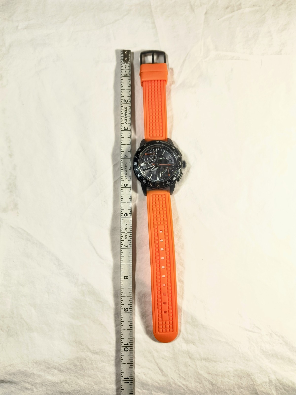 Timex 1854 Intelligent Quartz Watch T2N707 Tachometer Chronograph WR100 Working