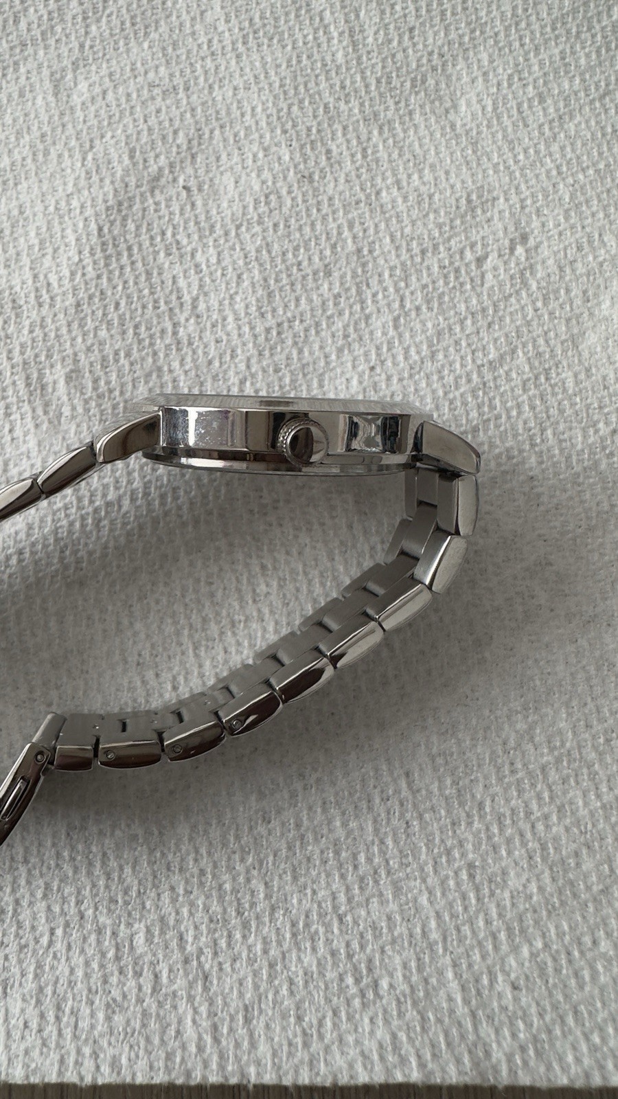 BULOVA TFX MENS SILVER STAINLESS STEEL, LUMINOUS HANDS, DRESS WATCH 36A104*