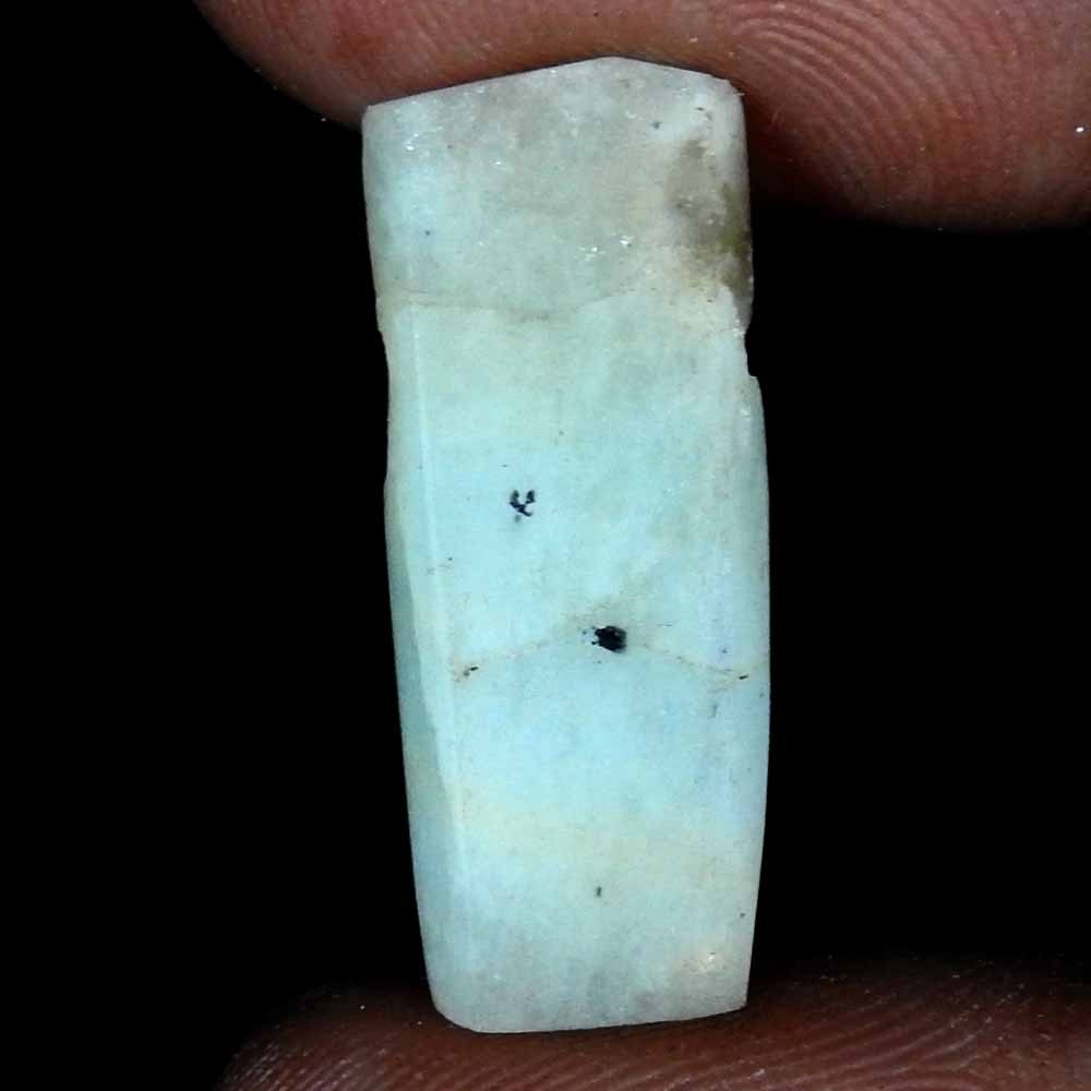 16.40 Cts Natural Aquamarine Cushion Brazil Cabochon Loose Gemstone 25x10x6