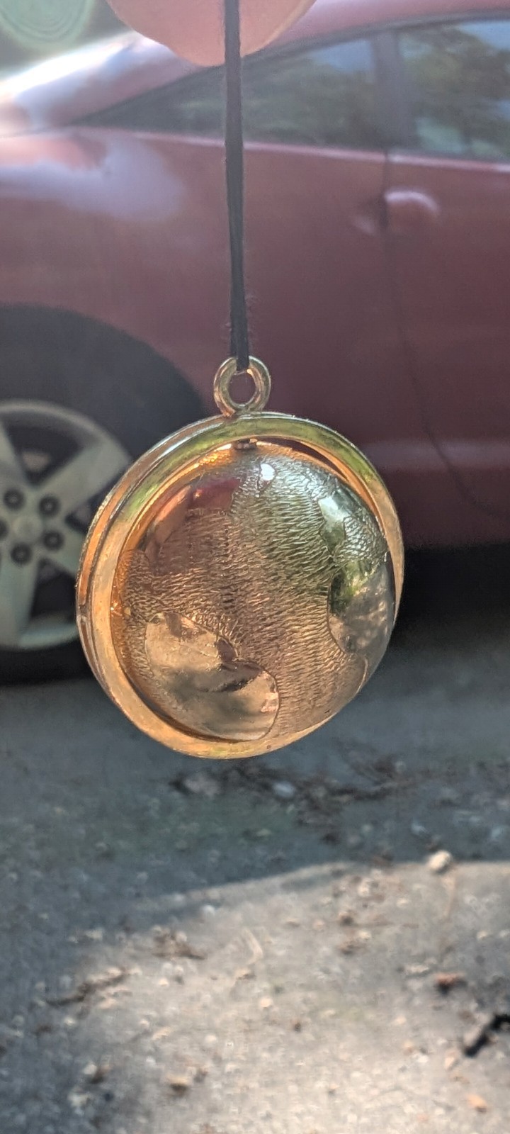Vintage 14k Solid Yellow Gold Spinning World Globe Pendant Charm Big/Heavy 15g+