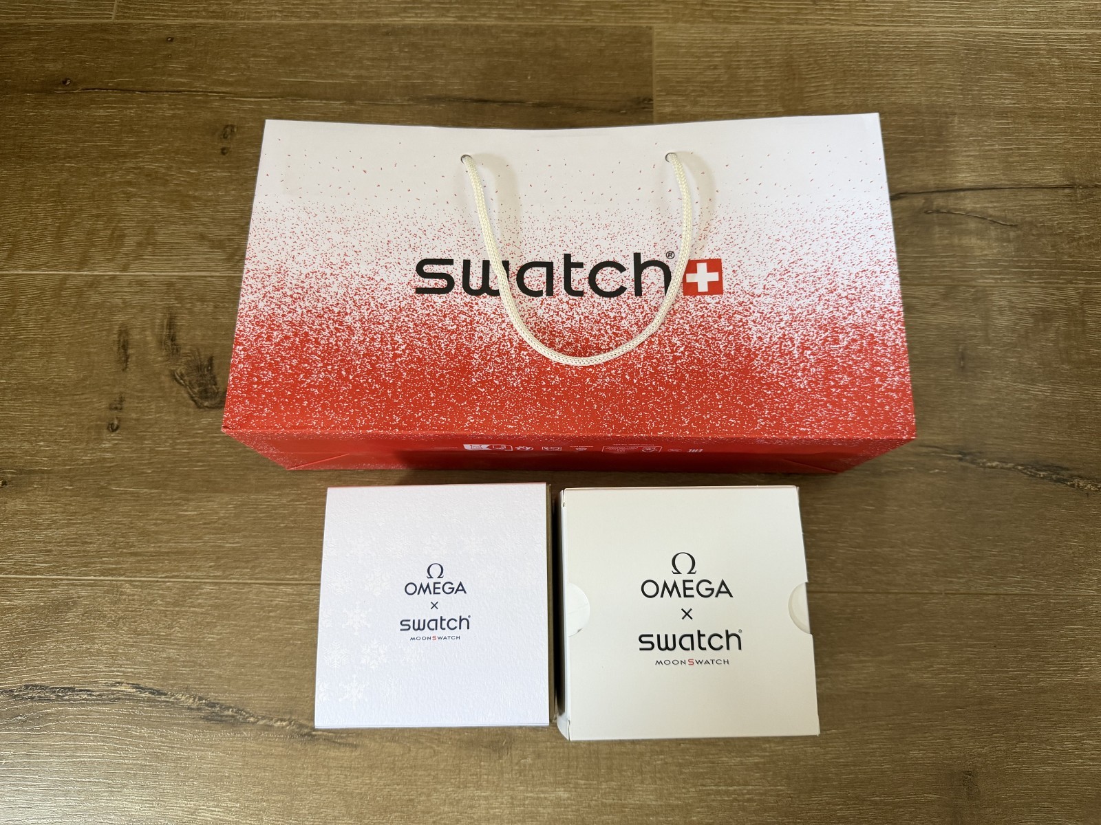 Swatch X Omega Moonswatch Mission to Earthphase Moonshine Gold W/ Box and Papers