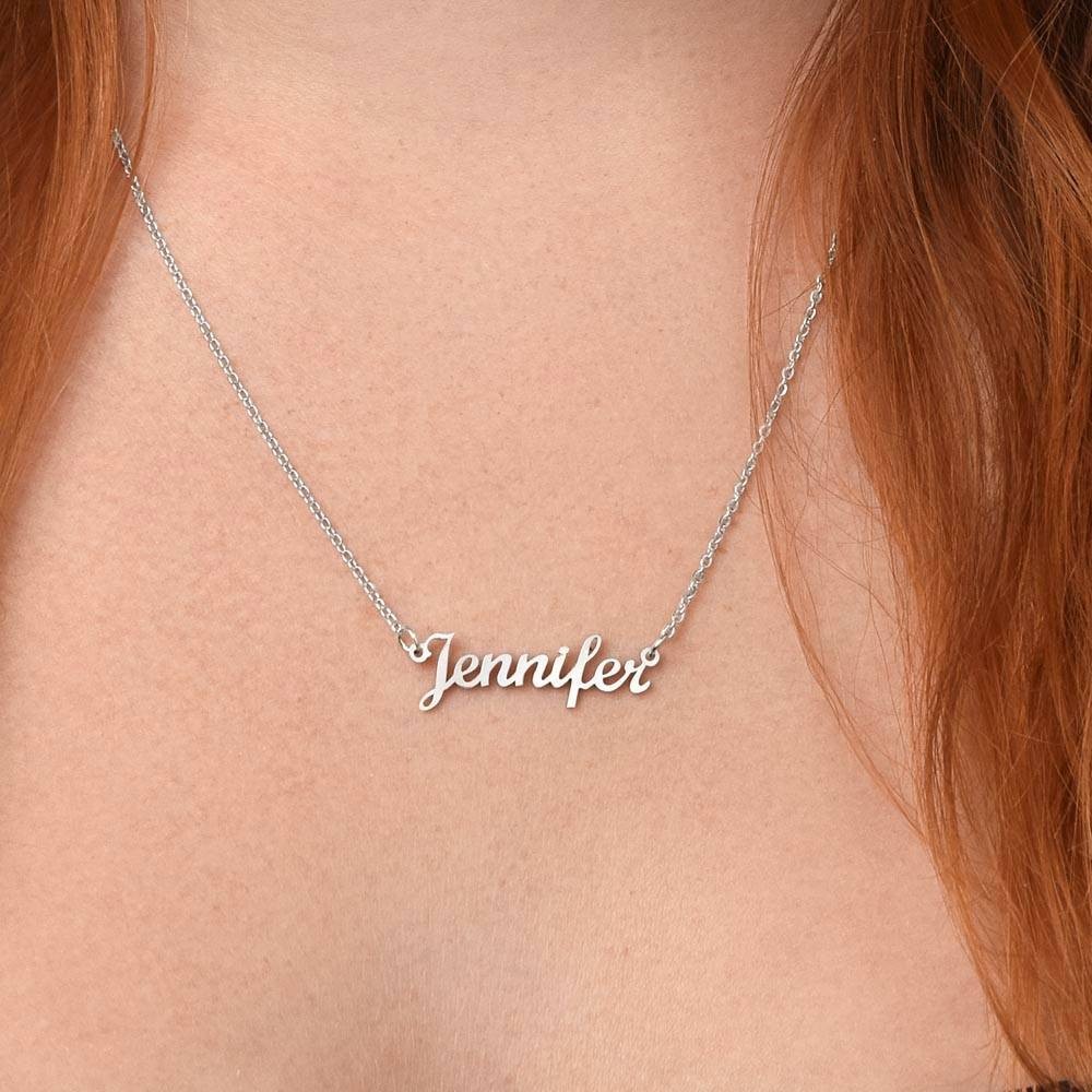 Personalized Name Necklace Gift for Girlfriend Custom Romantic Name Jewelry