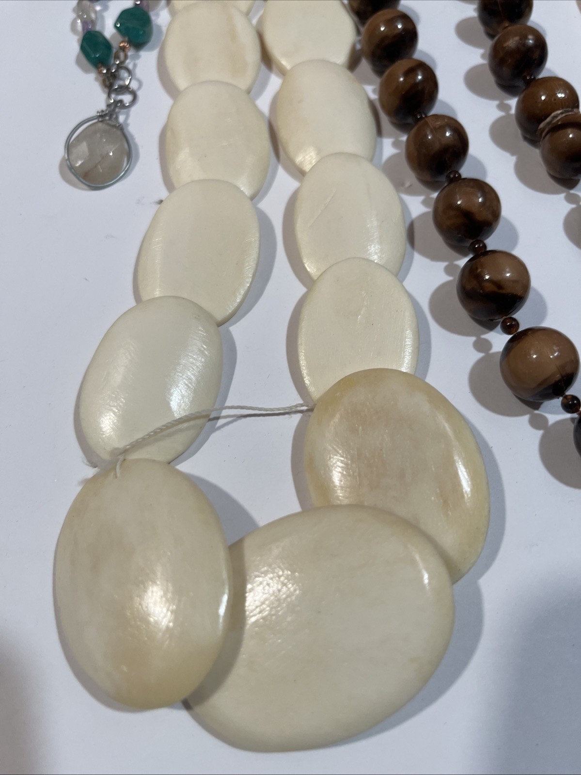 Beads And Stone Jewelry Mix Lot Multicolors Size Vintage & Modern