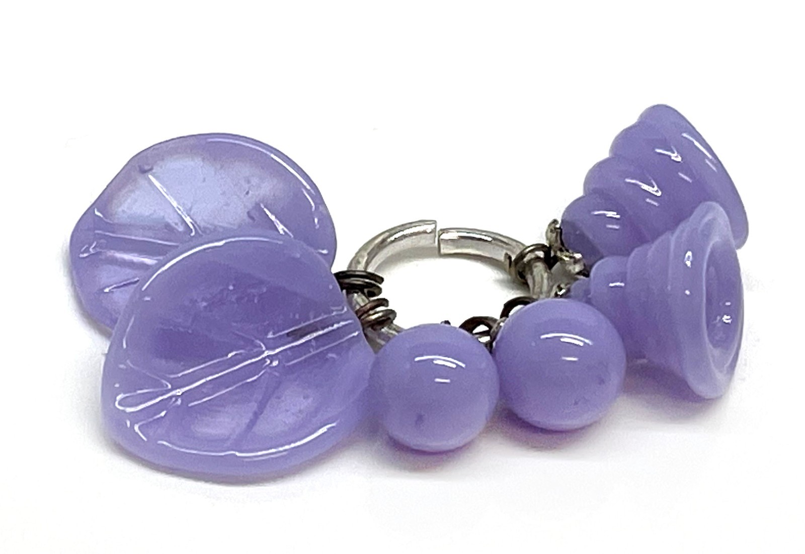 Lampwork Handmade beads From Murano Glass 6 Pcs OOAK Tamara Yarilo Brand