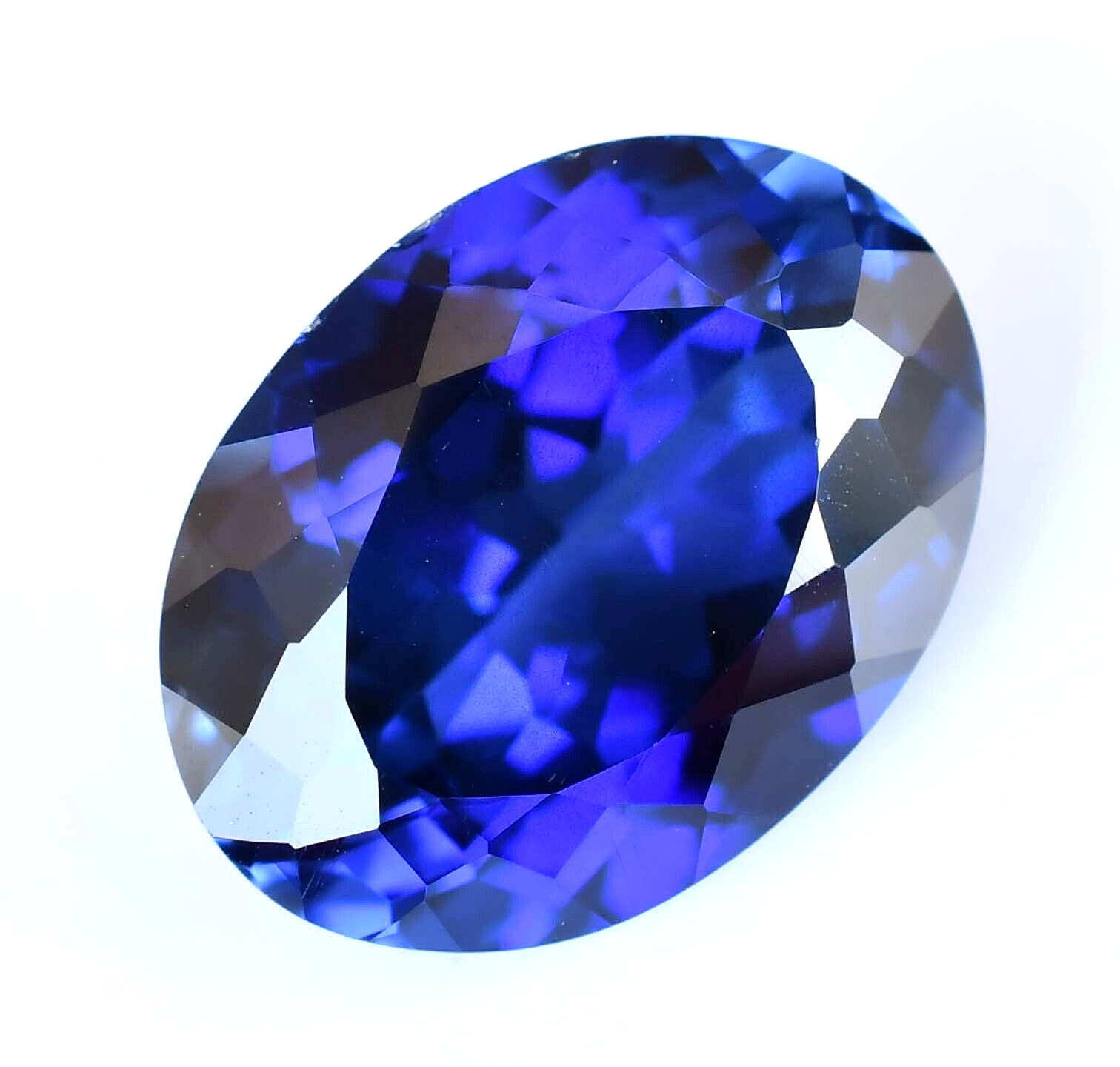 Natural Blue Ceylon Sapphire 8.50 Ct Oval Certified Flawless Loose Gemstone
