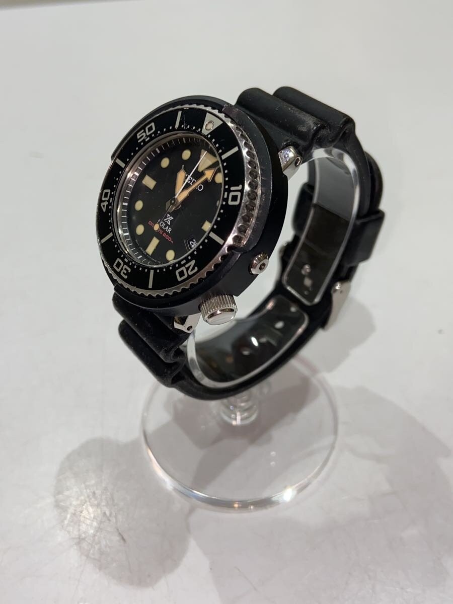 Seiko Prospex V147-0BG0 Solar Diver’s 200m Analog Watch – Used, Japan