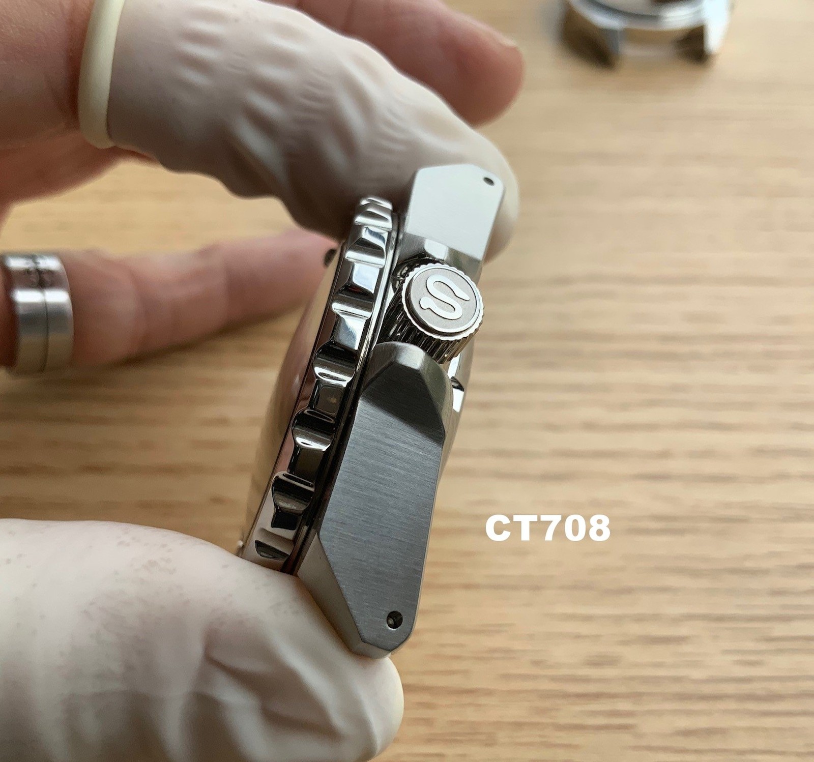 SKX007/SRPD Samurai Conversion Watch Case – CT708 Polished/Brushed