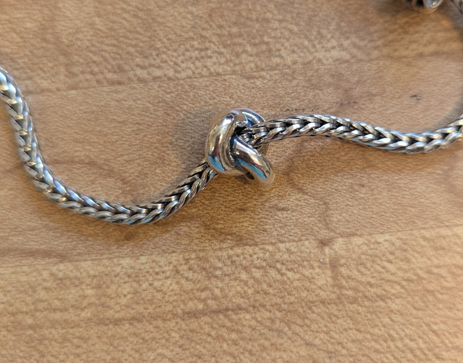 Authentic Retired TrollBeads Trefoil Knot bead