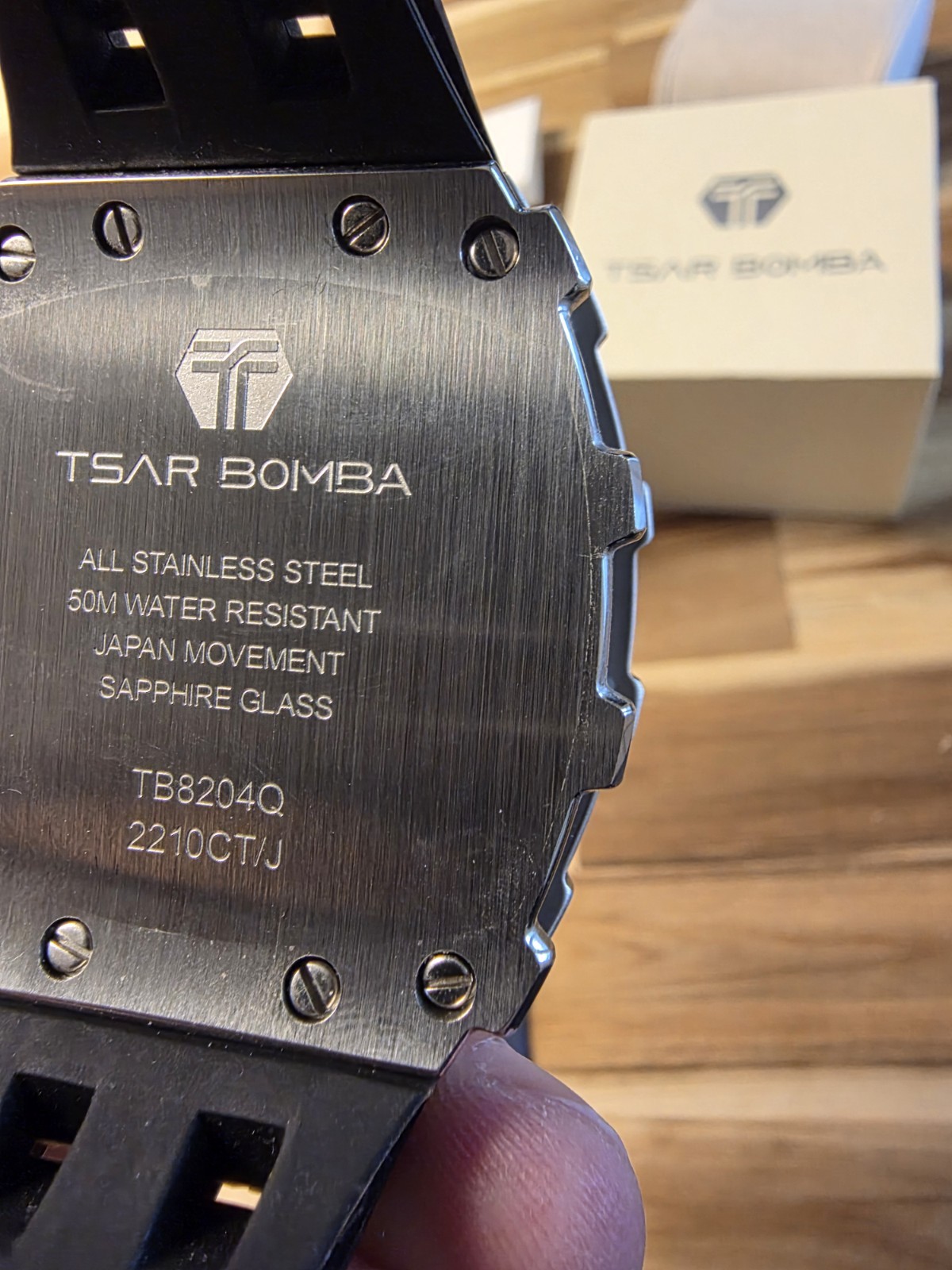 Tsar Bomba TB8204Q Men’s Chronograph Watch Sapphire Crystal Extra Bands
