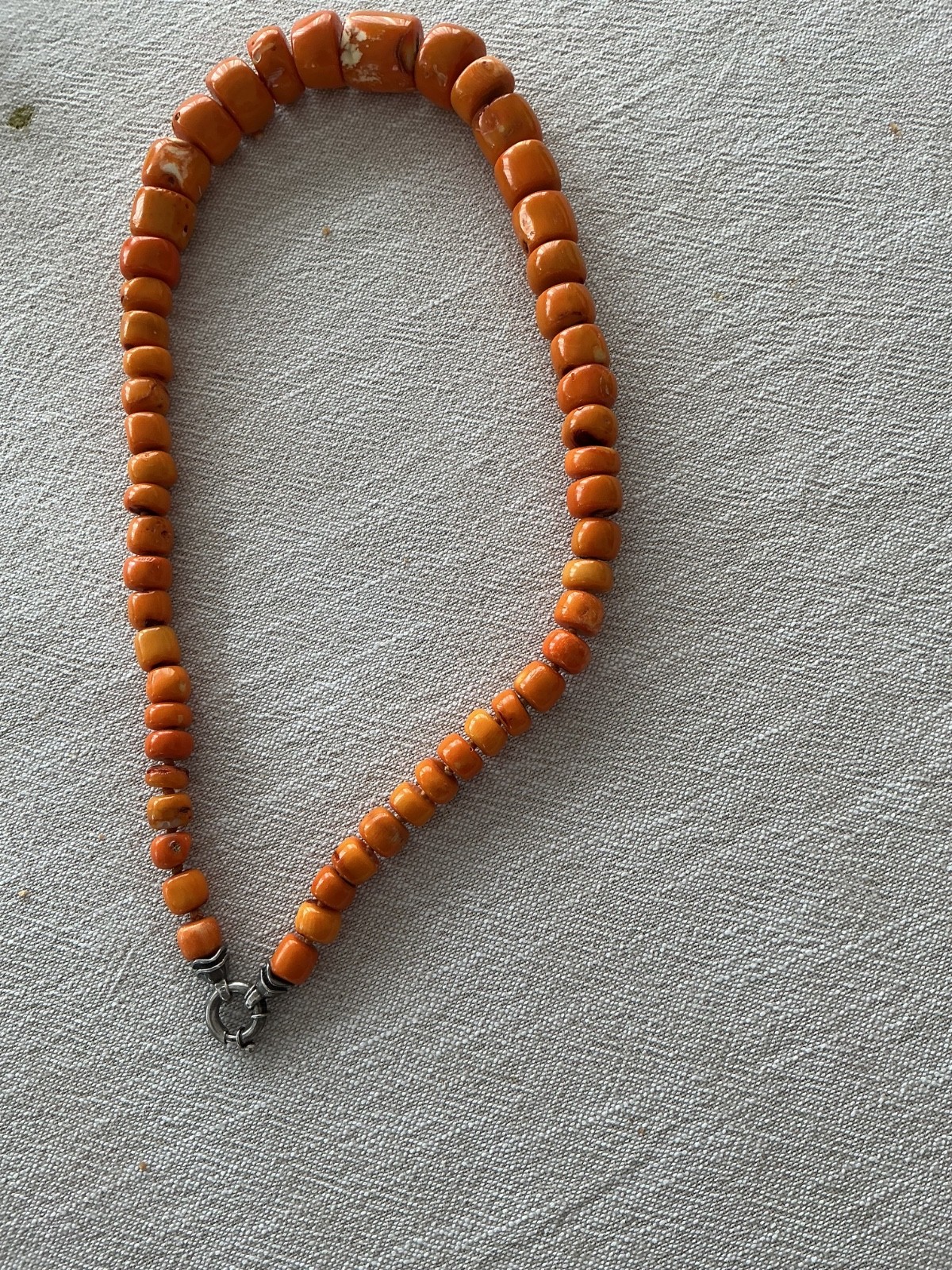 Solid Tibetan Coral Necklace