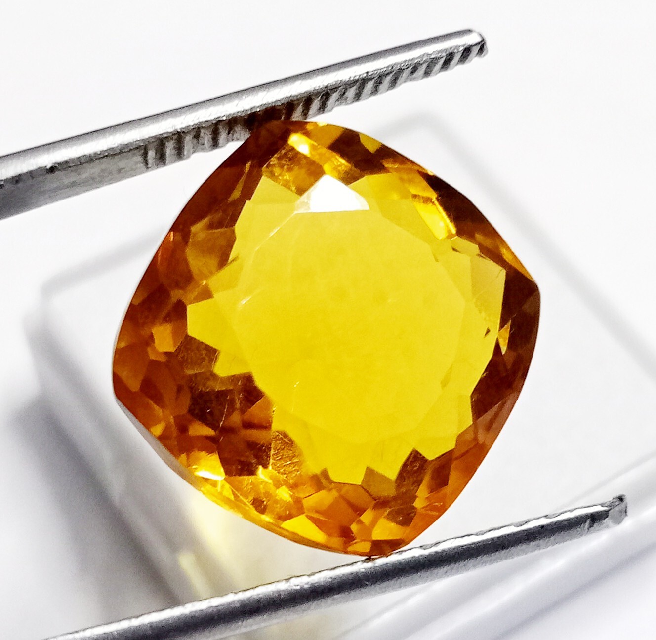 20-22 Ct Natural Cushion Cut Yellow Topaz Brazilian EGL Certified Loose Gemstone