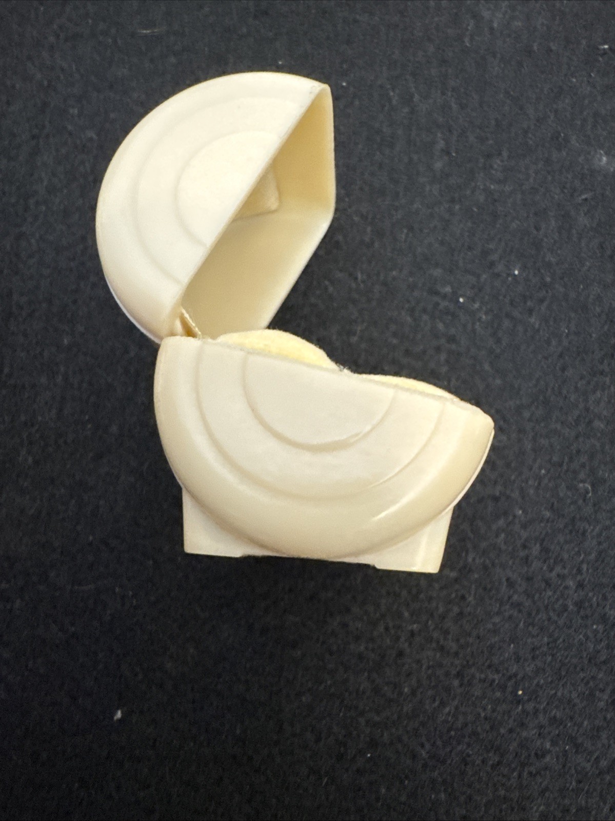 Buffalo JC Art Deco Celluloid Antique Ring Box Faux Ivory EUC