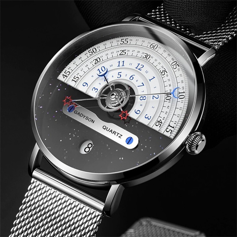 GADYSON Men’s Unusual Creativity Fashionable Luxury Wrist Watch Water-Resistant