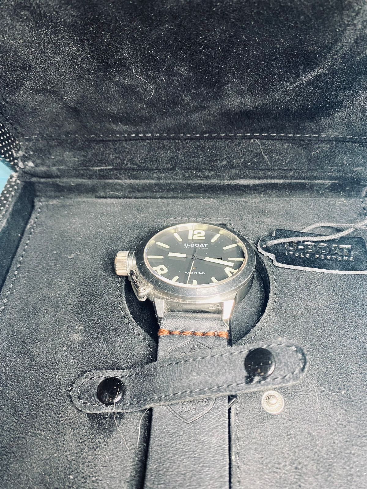 U-Boat Vetro Zaffiro Acciaio 1082 53mm Automatico 3 x bands