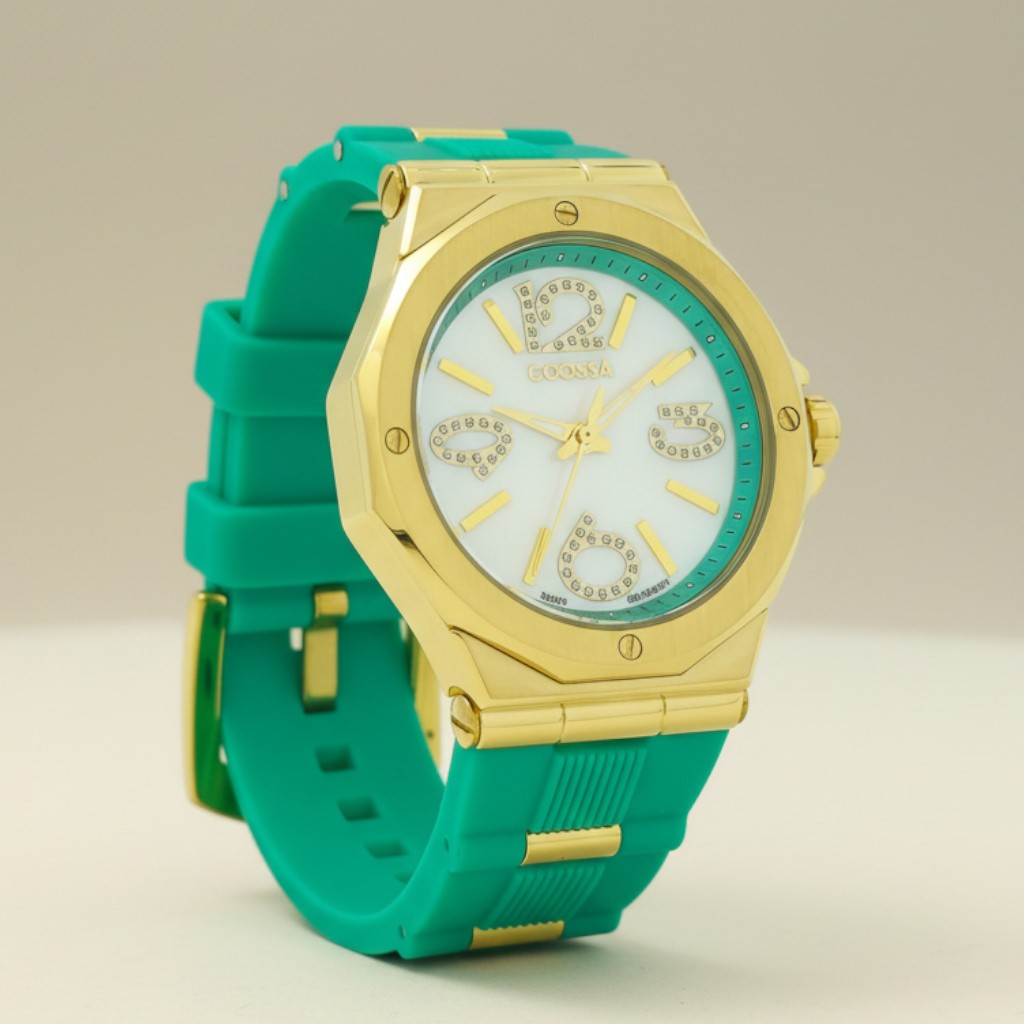 Coossa Original Women’s Watch 36.5MM Case Swiss Movt 100M WR Mother Of Pear Dial