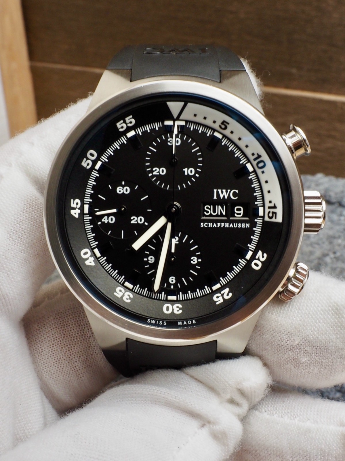 IWC Aquatimer Original Chronograph 99% LNIB (Unpolished) RARE Condition IW371933
