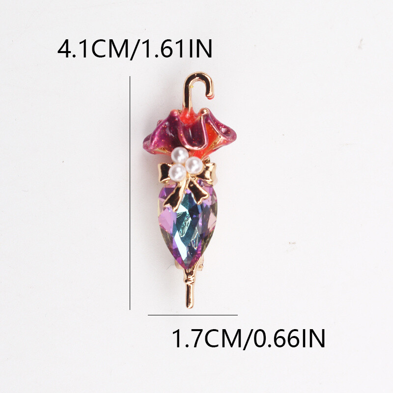 Fashion Trend Personality Simple Creativity Cute Elegant Candy Umbrella Brooch