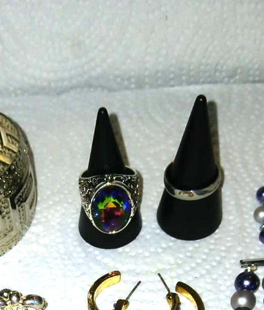 2 Lovely Necklaces + Cuff Bracelet+ 2 Rings+ 2 Pins+ 2 Earrings* #229