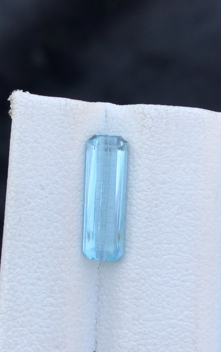 1.20 Ct Blue Transparent Aquamarine Gemstones