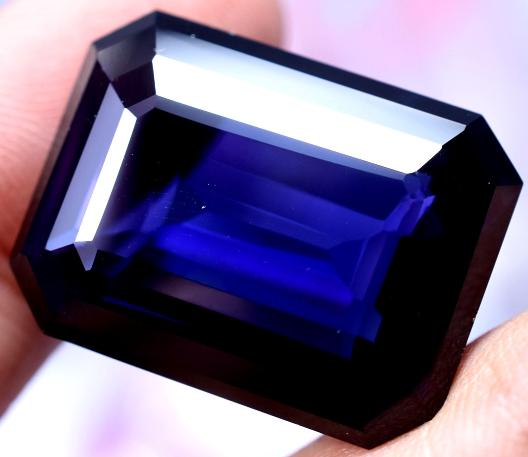 RARE Natural Purple-Blue Tanzanite 48.48 CT IF Certified Flawless Loose Gemstone