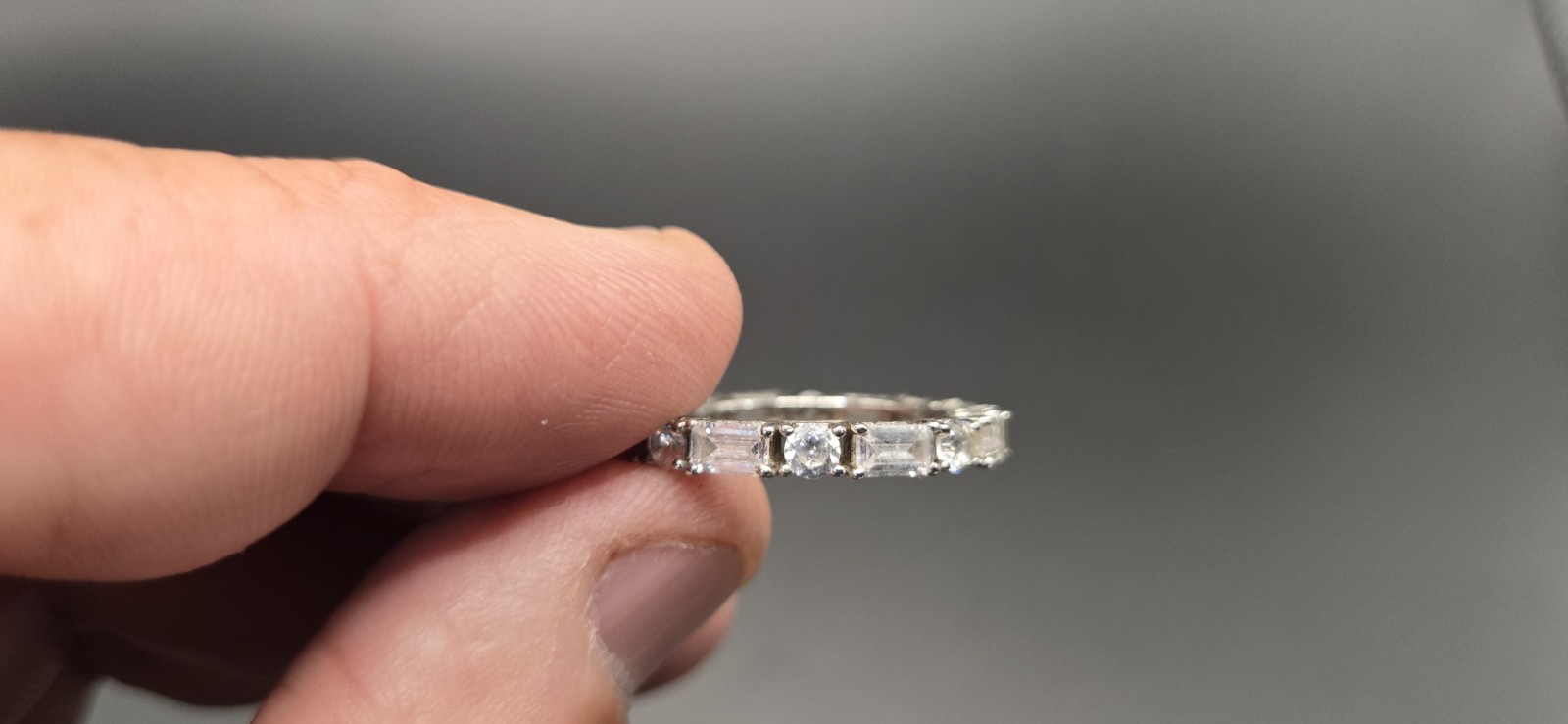 11 Rings Sterling Silver 925 CZ Stones Size 5 to 10 GREAT VALUE!