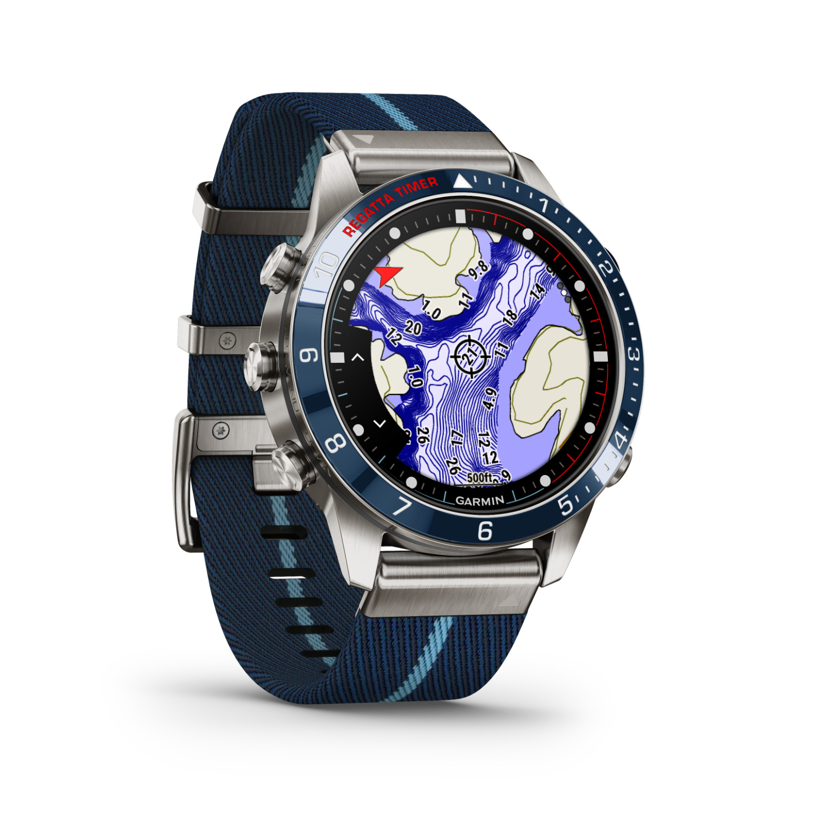 Garmin MARQ Captain Gen 2 Modern Tool Smartwatch Titanium Sapphire 010-02648-10