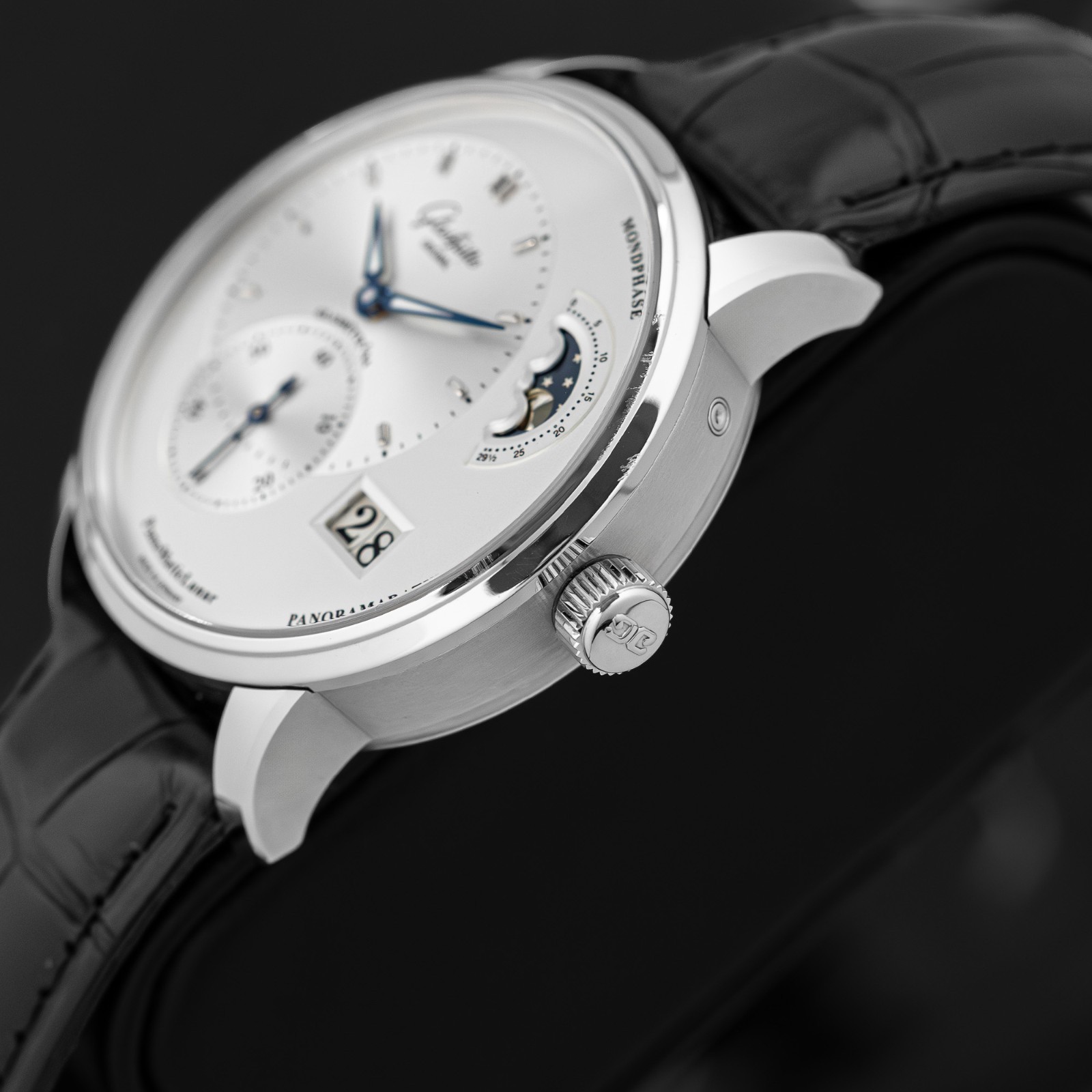 Glashutte Original PanoMaticLunar Silver Dial Men’s Watch 1-90-02-42-32-61