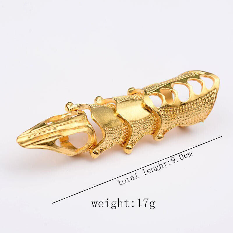 Full Finger Ring Claw Skull Gothic Armor Punk Knight Jewelry Сarnival